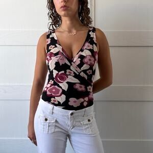 Vintage y2k bebe floral tank